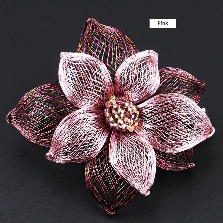 Hair Clip Wire Flower