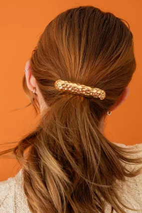 Hammered Barrette