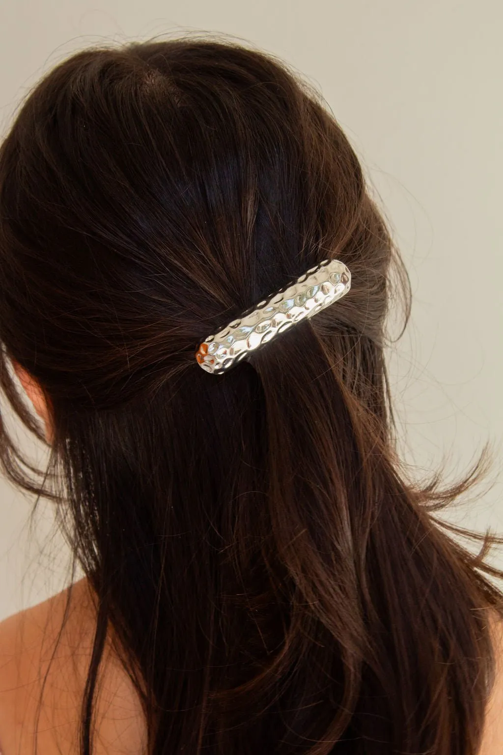 Hammered Barrette