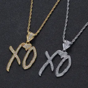 Hip Hop Necklace Letter Pendant Jewelry Alloy nickel free