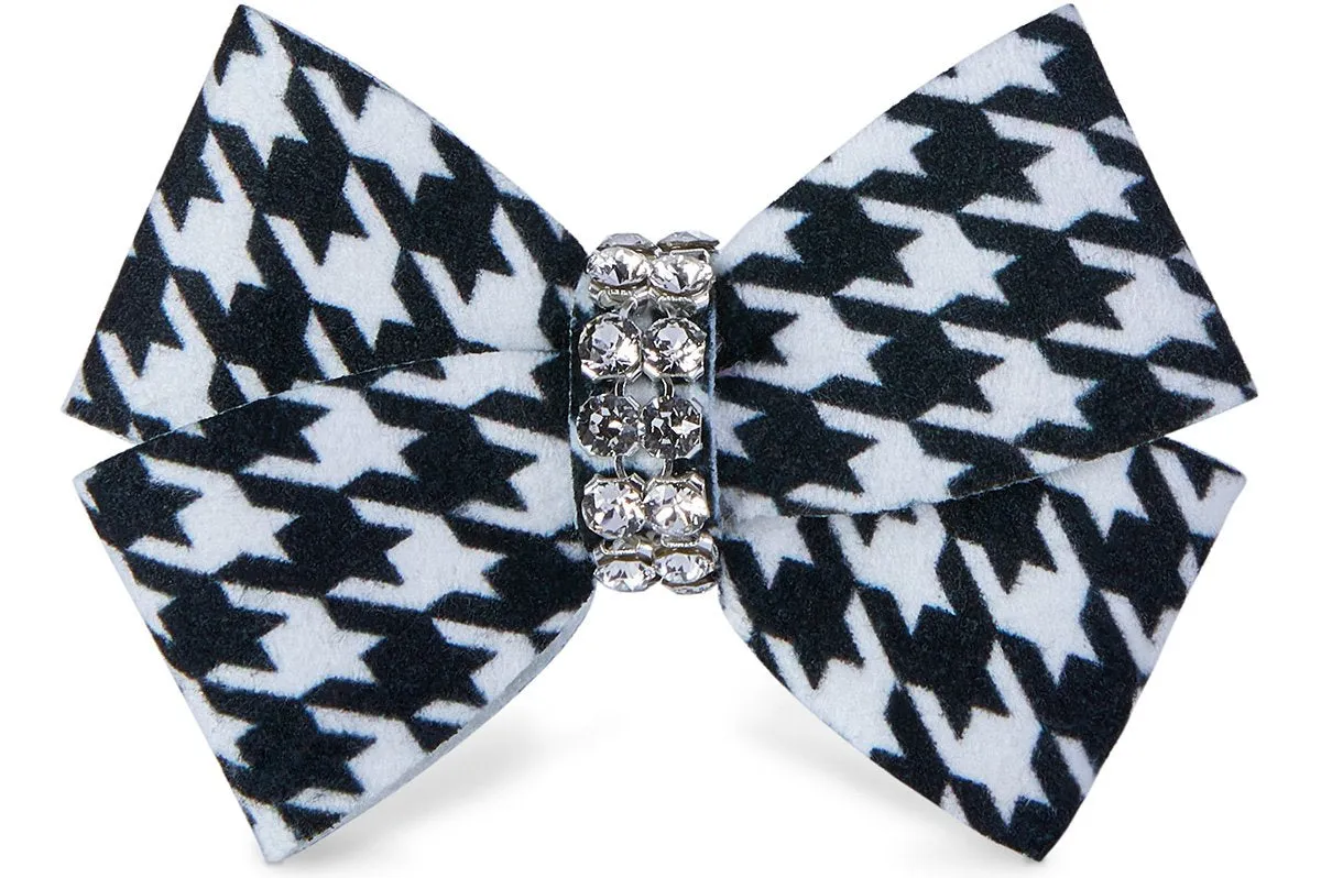 Houndstooth Nouveau Bow Hair Bow