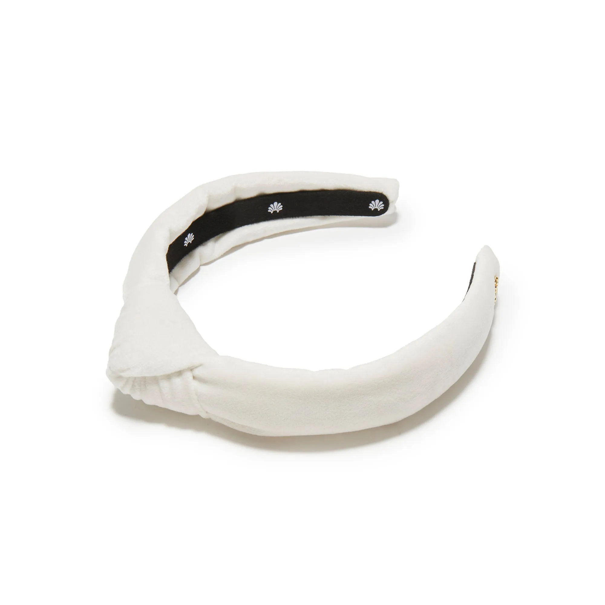 IVORY KIDS VELVET KNOTTED HEADBAND