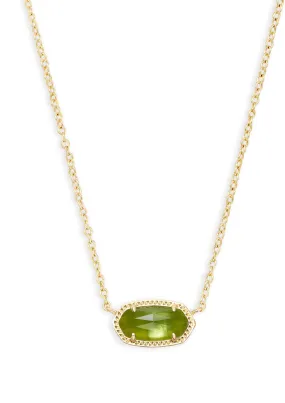 Kendra Scott Elisa Necklace - Gold Peridot Illusion