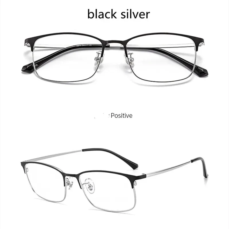 Kocolior Unisex Full Rim Square Alloy Hyperopic Reading Glasses 38010