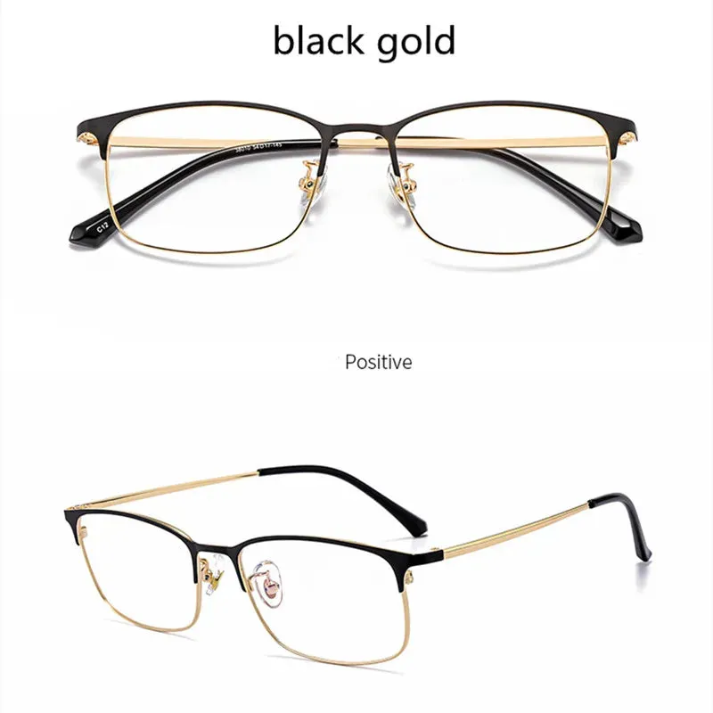 Kocolior Unisex Full Rim Square Alloy Hyperopic Reading Glasses 38010