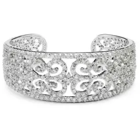 Kyra Cubic Zirconia Cuff Bridal Bracelet