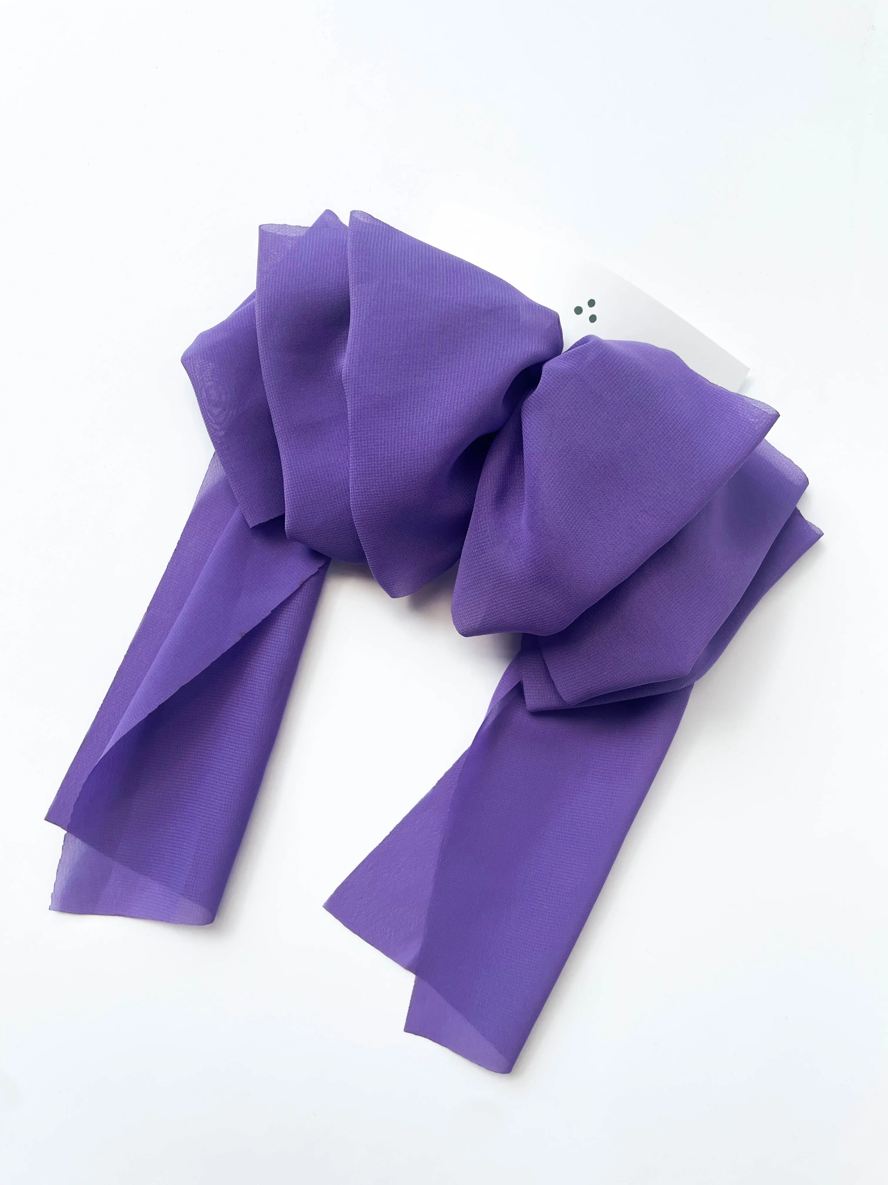 Large Chiffon Bow Hair Clip