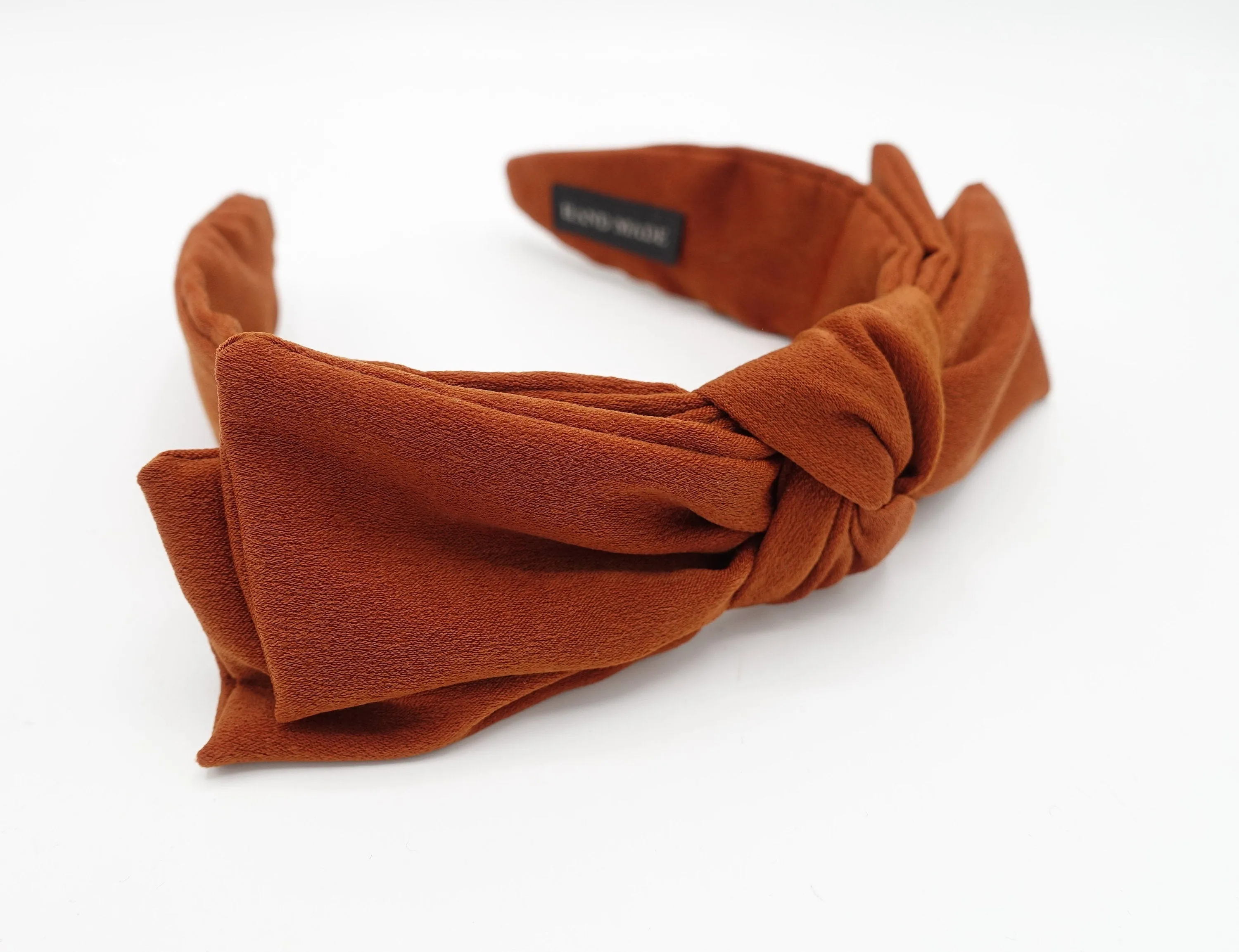 layered bow headband wired bow hairband for women