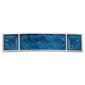 Leaf Cobalt Large Barrette