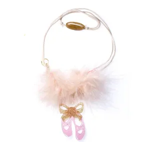 Lilies & Roses Ballet Slippers Necklace