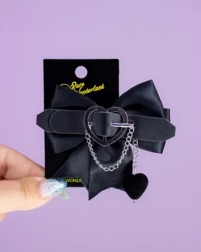 Love Chain Bow Hair Clip