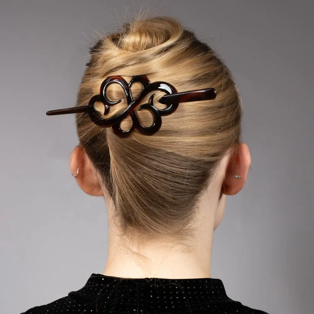 Love Knot Stick Barrette Clip