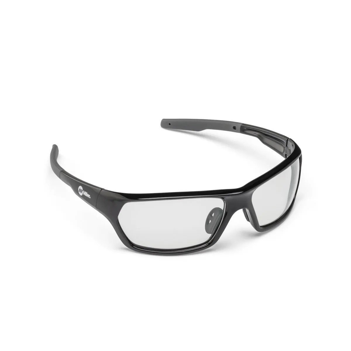 Miller Clear Lens, Black Frame Safety Glasses (272201)