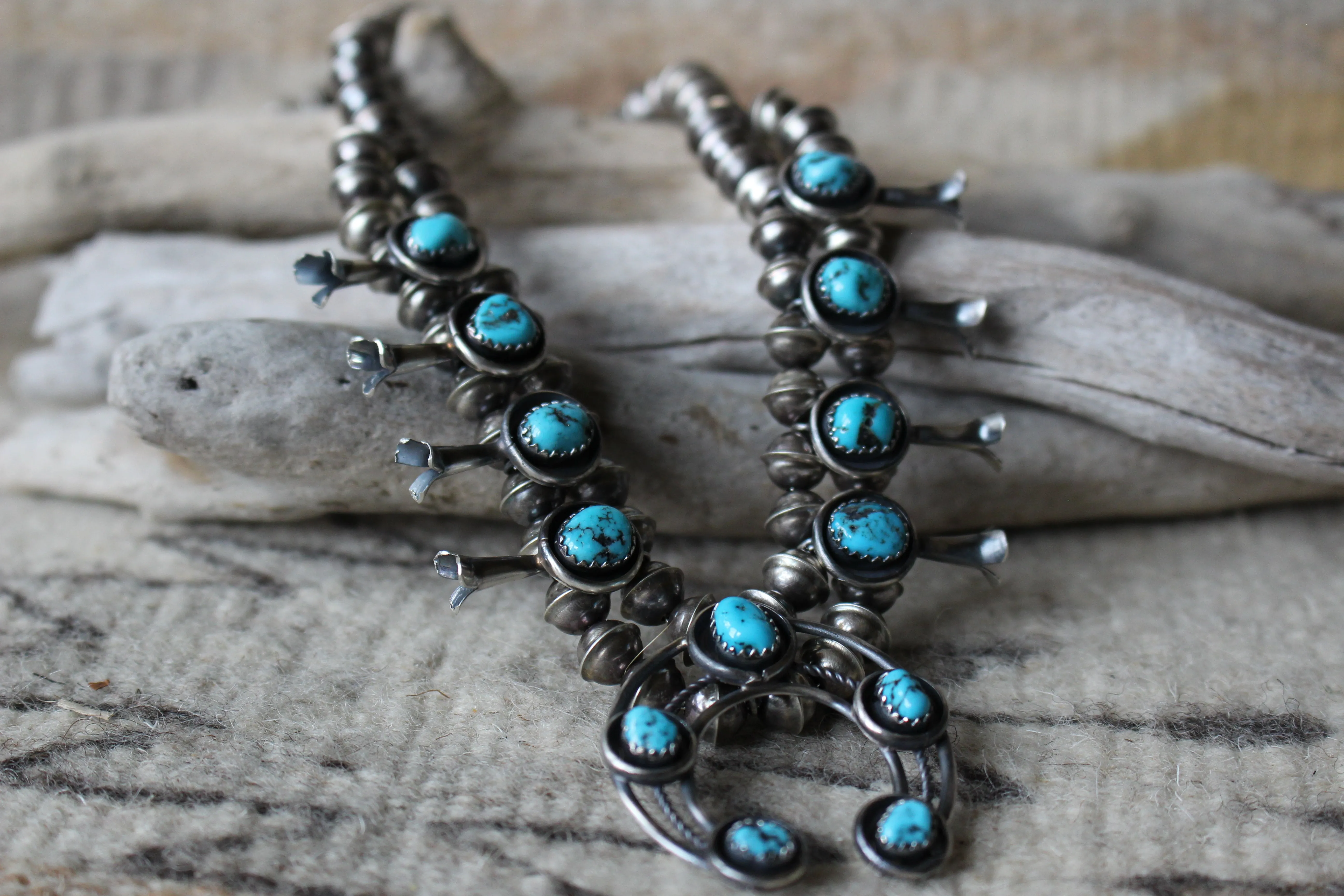 Mini Squash Blossom Necklace