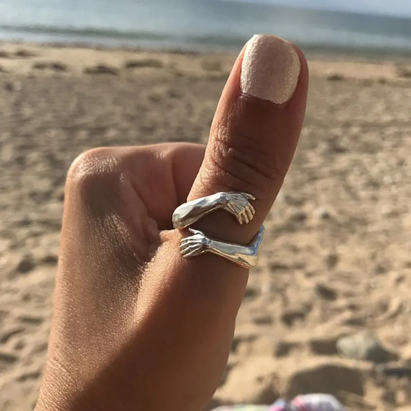 Muscle Hug Ring | 925 Sterling Silver