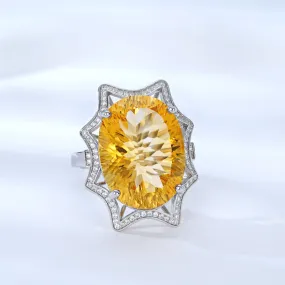 Natural Crystal Jewelry Luxury Style Large Topaz