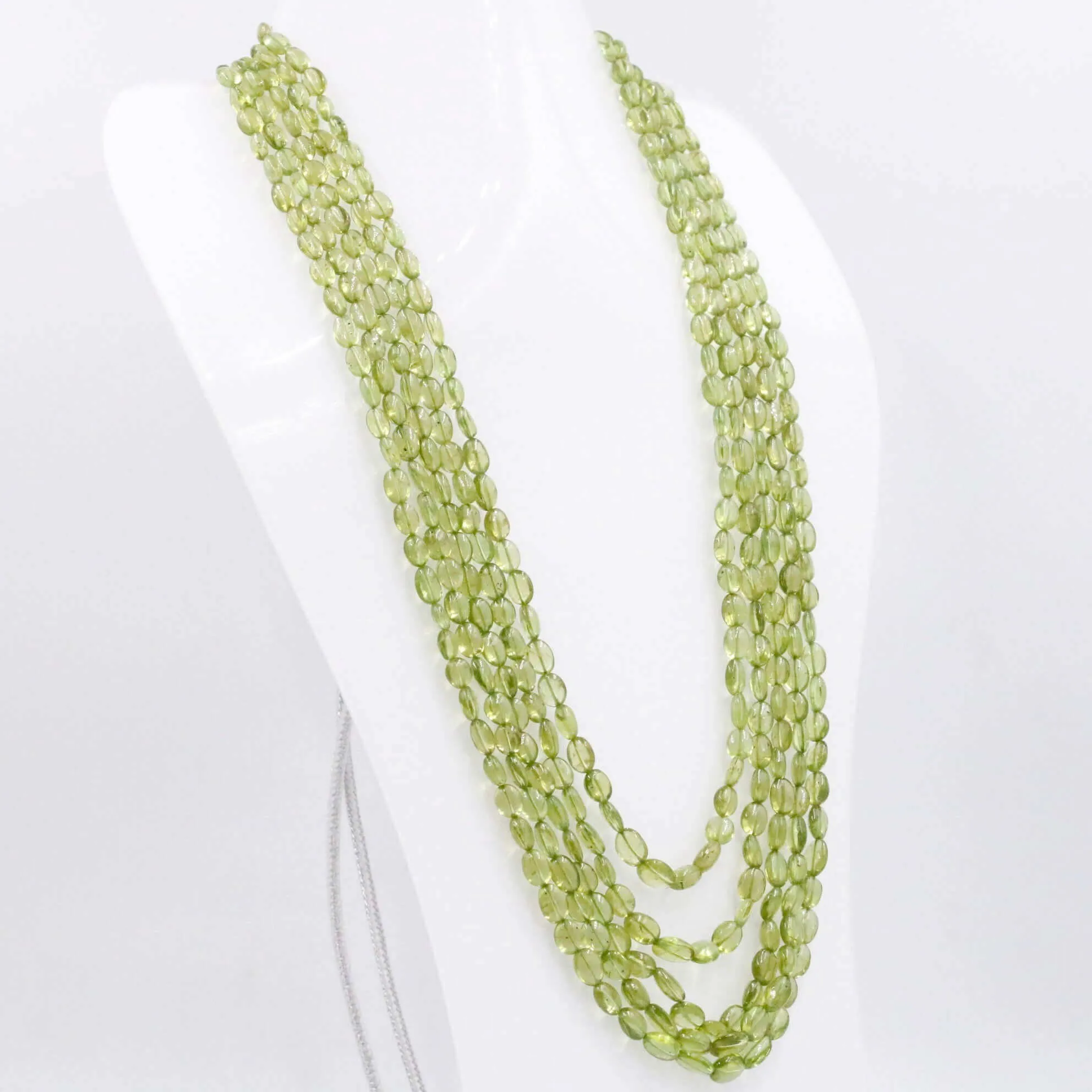 Natural Peridot Necklace Layered Peridot Necklace Gemstone Necklace Beaded Necklace Green Necklace Sarafa Necklace SKU 6143228