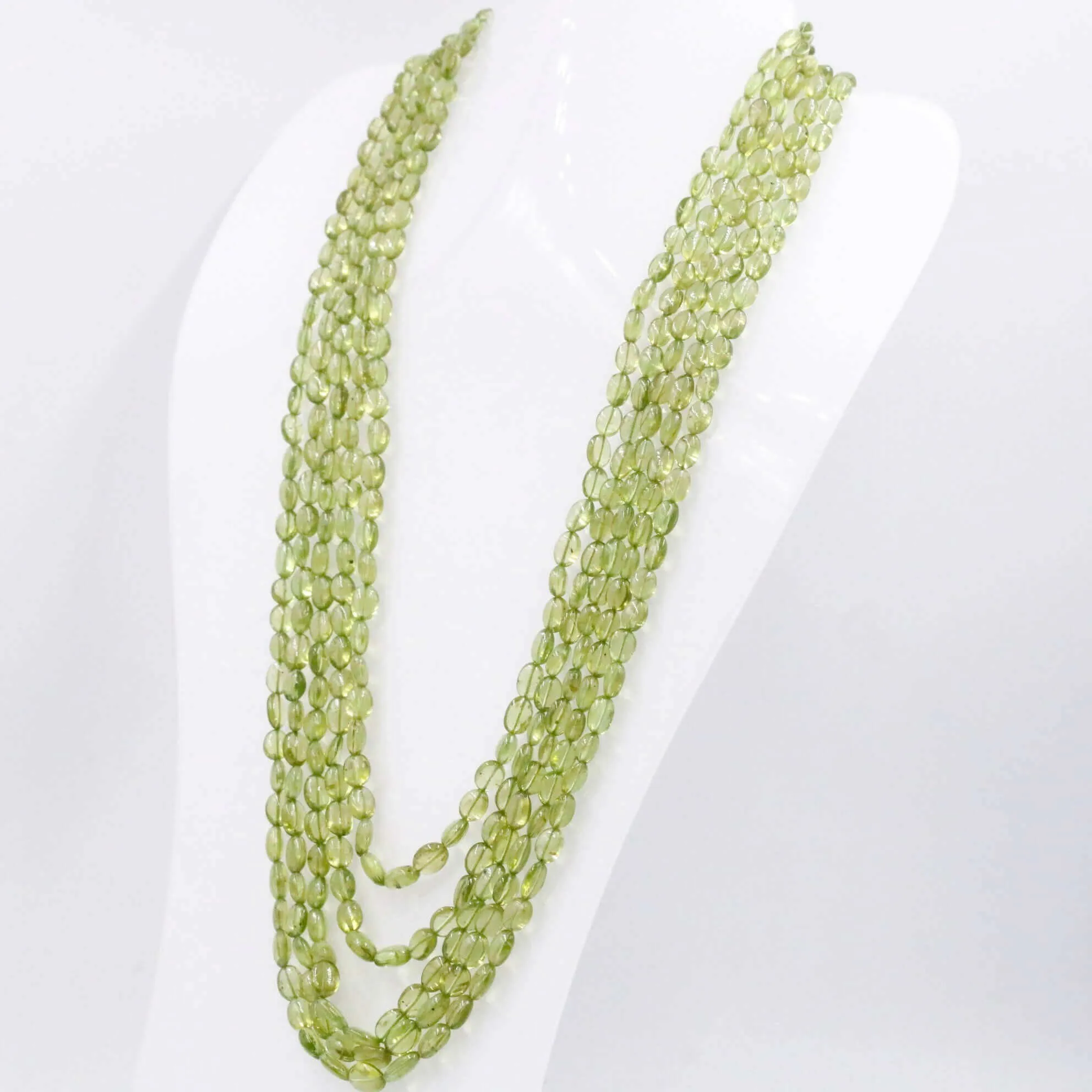 Natural Peridot Necklace Layered Peridot Necklace Gemstone Necklace Beaded Necklace Green Necklace Sarafa Necklace SKU 6143228