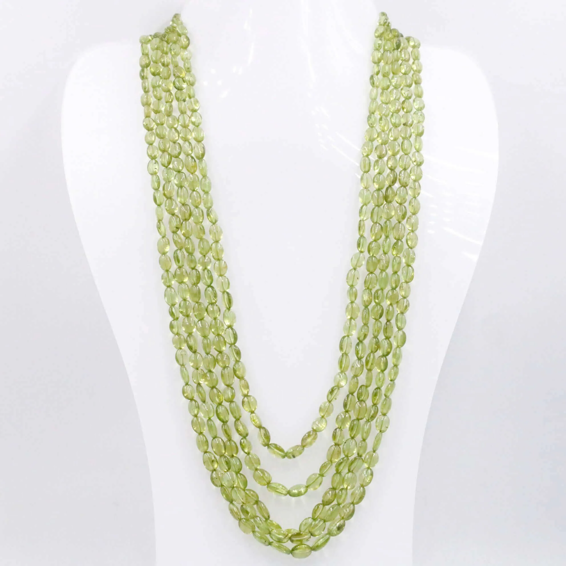 Natural Peridot Necklace Layered Peridot Necklace Gemstone Necklace Beaded Necklace Green Necklace Sarafa Necklace SKU 6143228