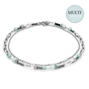 Necklace Shape-Mix Multiwear mint green