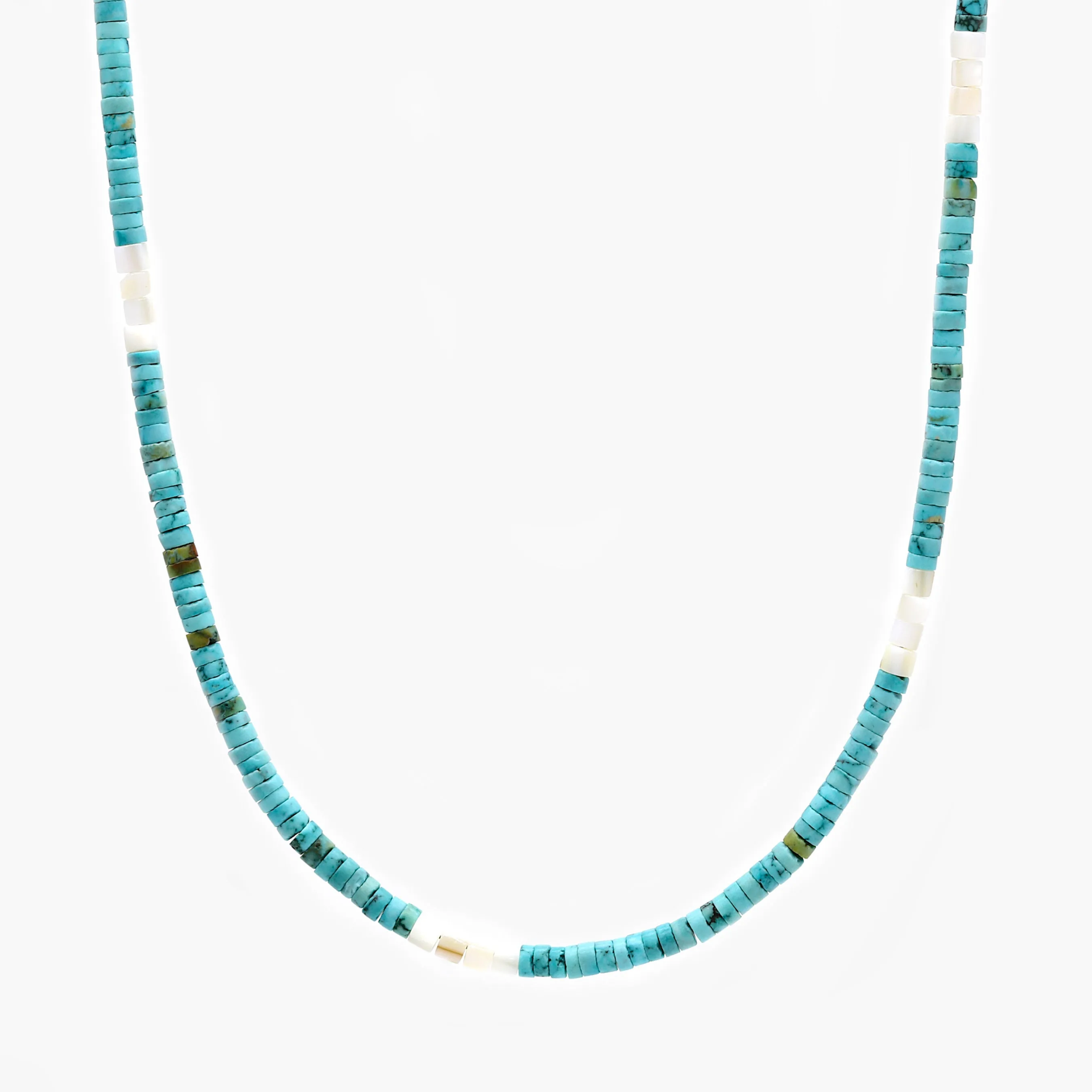 Necklace With Arizona Turquoise Beads