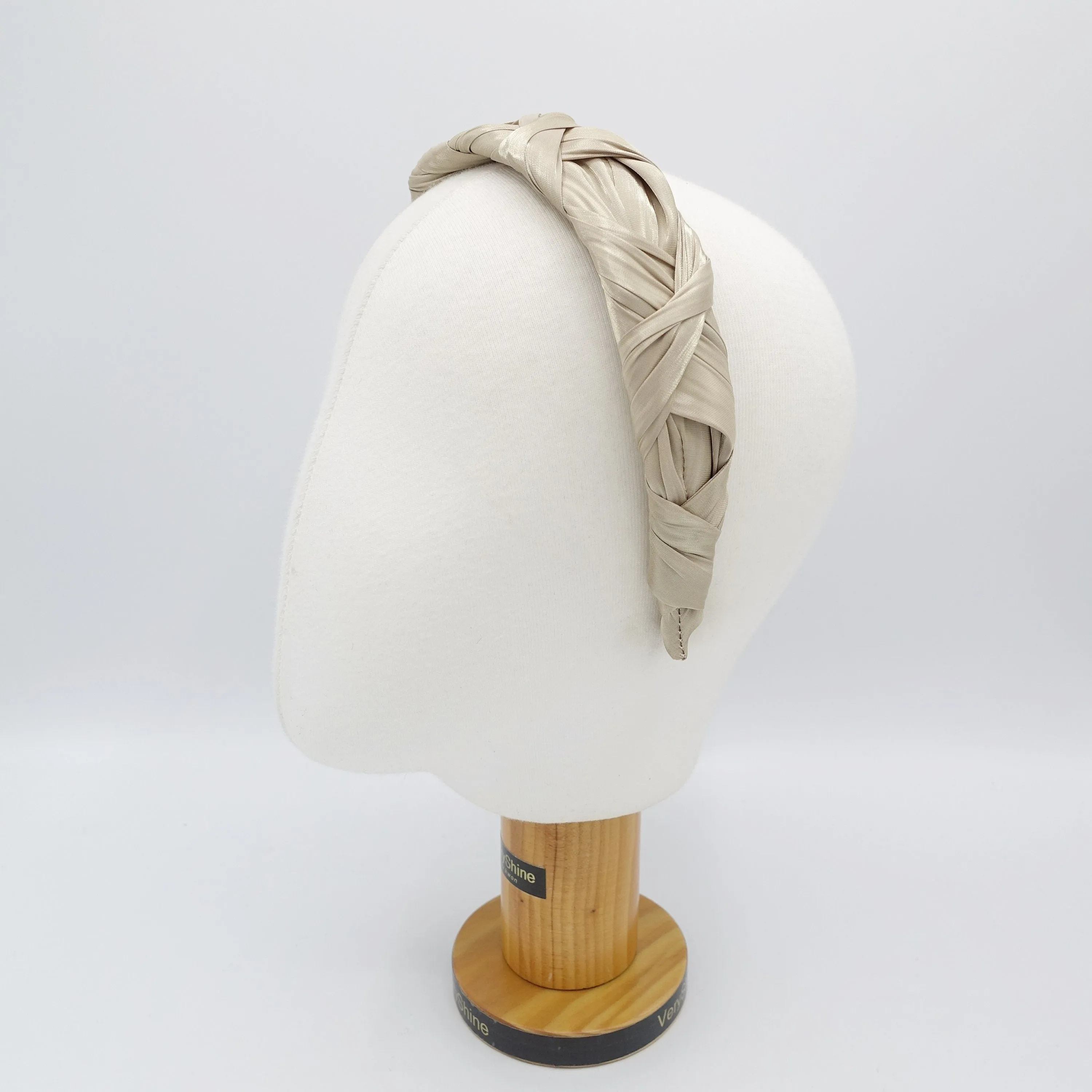 organza cross wrap headband