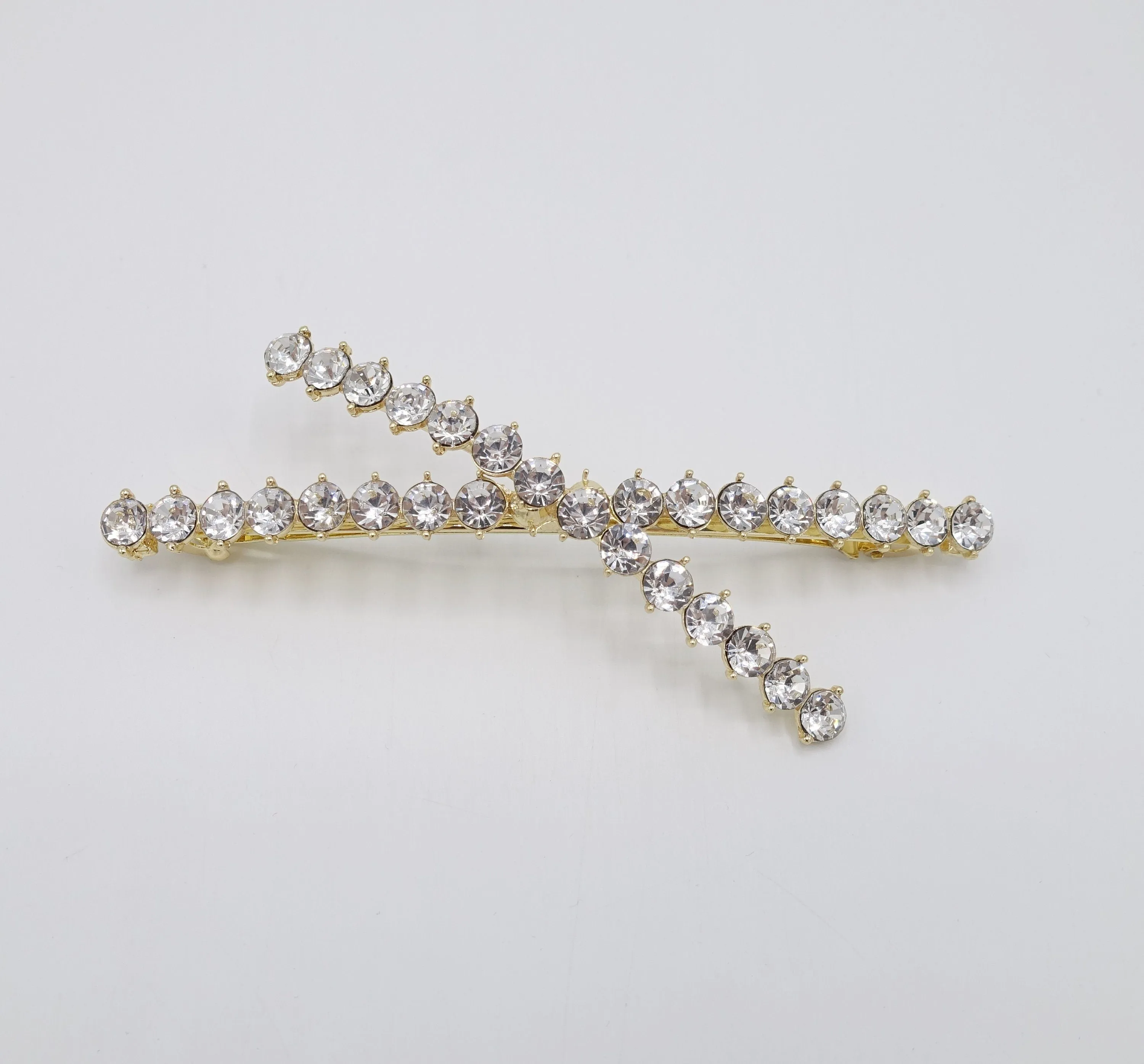 pearl hair barrette, rhinestone hair barrette for women