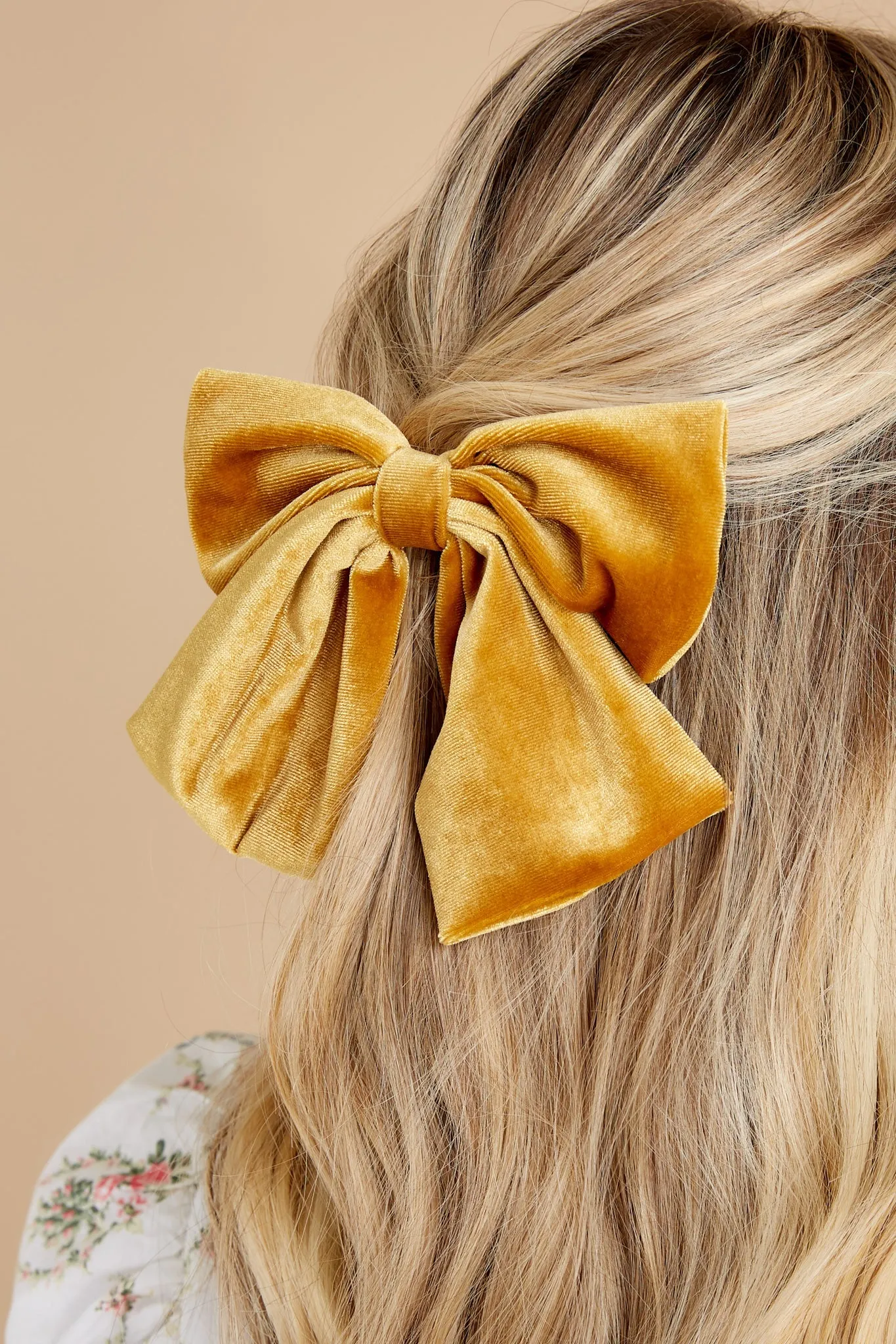 Perfectly Darling Gold Bow