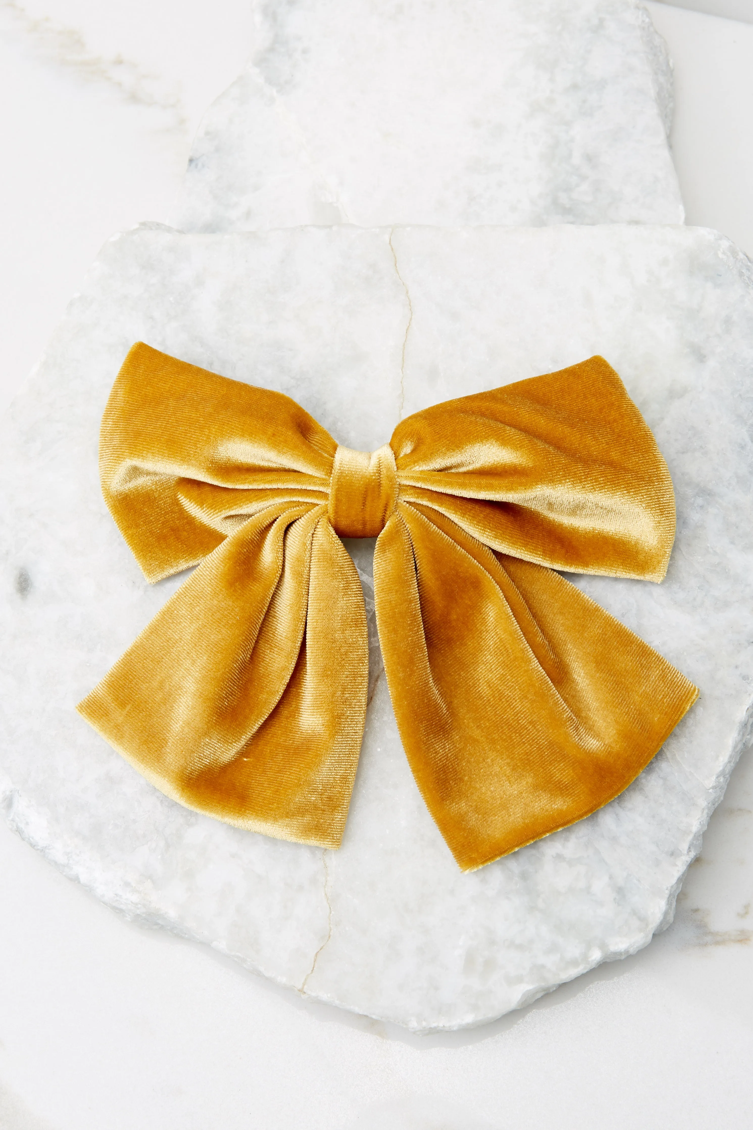 Perfectly Darling Gold Bow