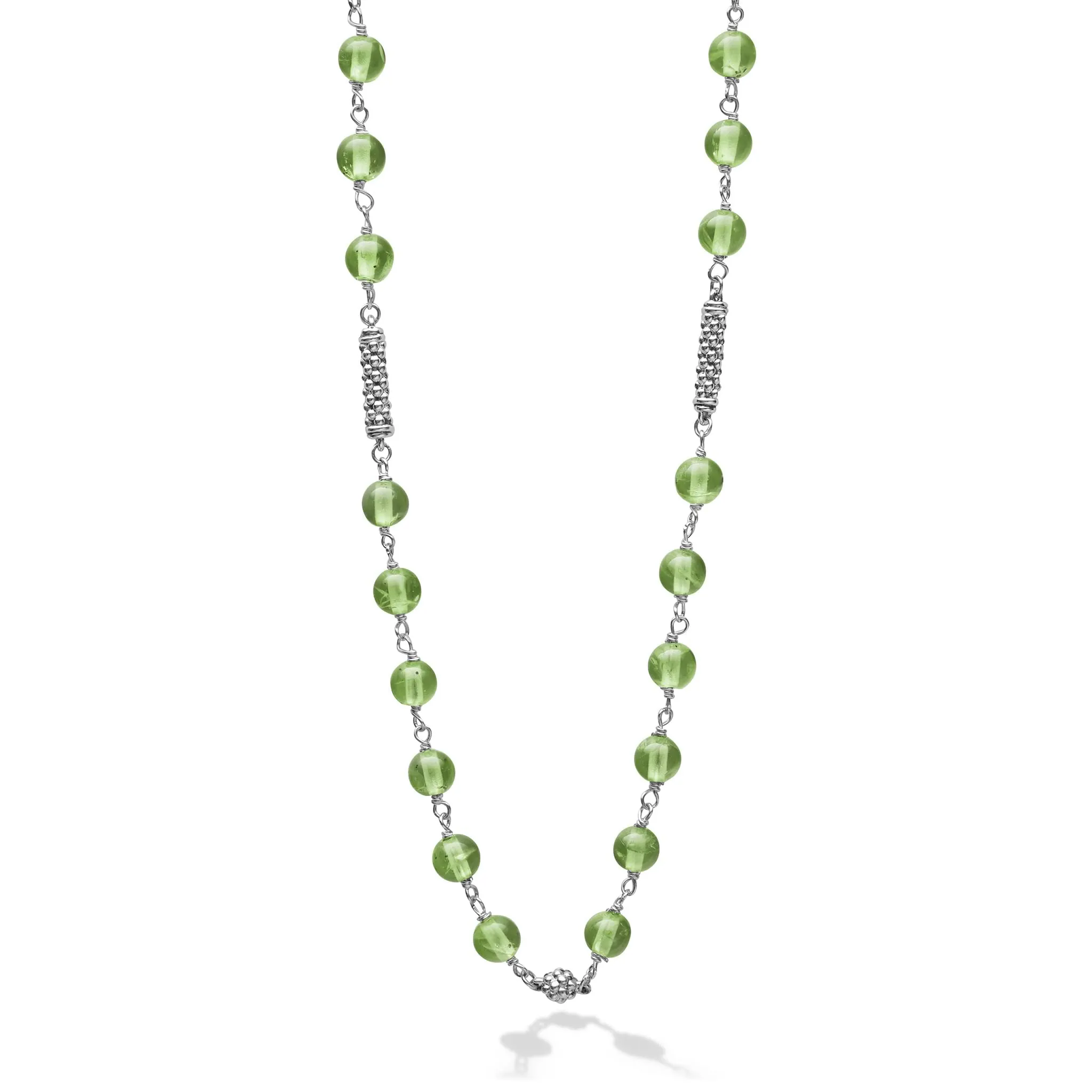 Peridot Beaded Necklace