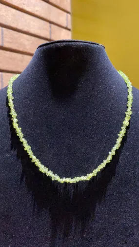 Peridot Crystal Necklace