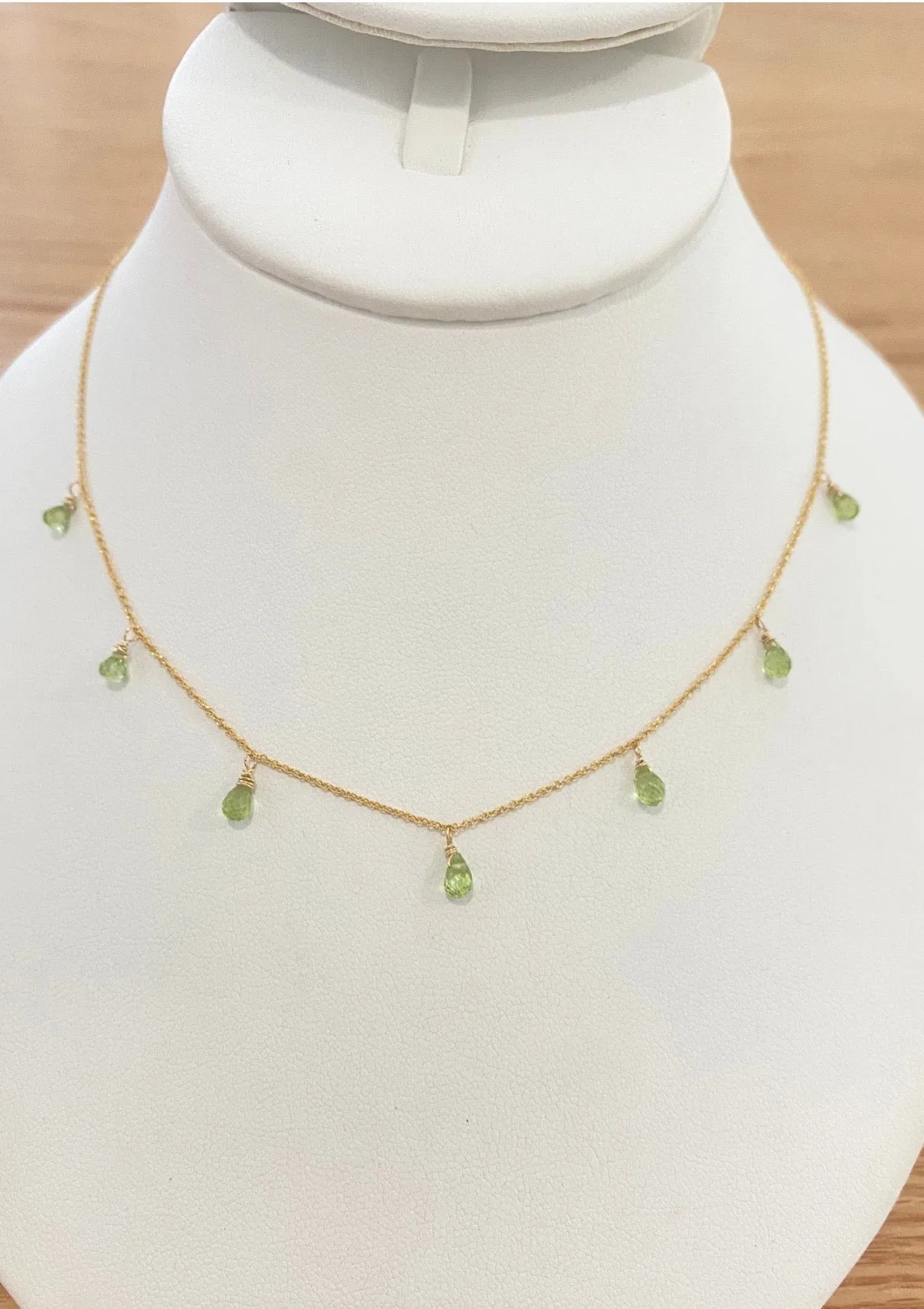 Petite Peridot Princess Necklace