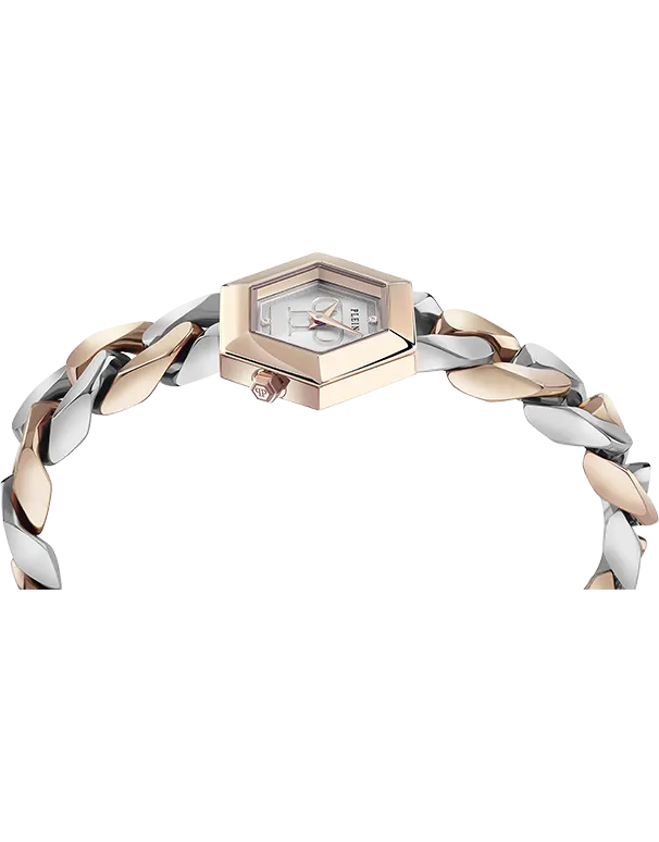 Philipp Plein - The Hexagon Quartz Two-Tone 28mm Watch - PWWBA0223 - 788119