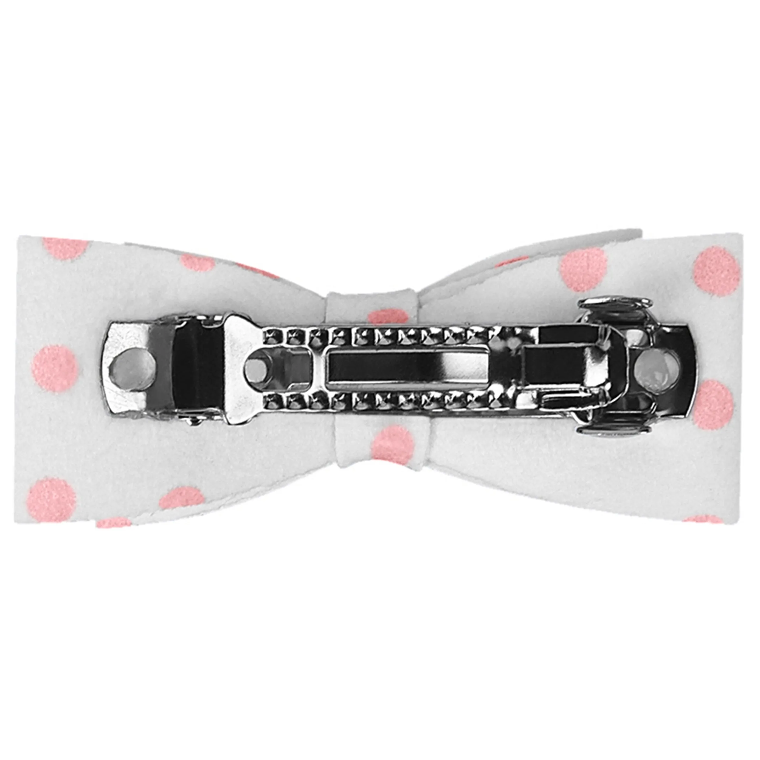 Polka Dot Pink Giltmore Hair Bow