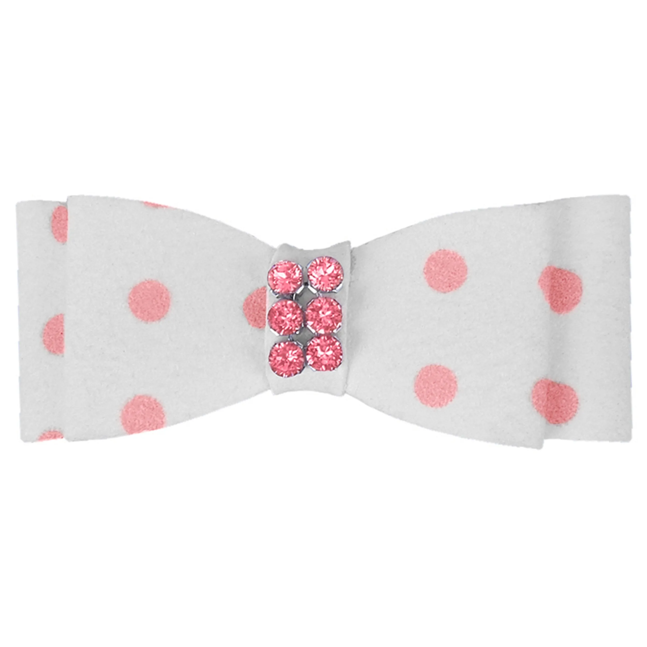 Polka Dot Pink Giltmore Hair Bow