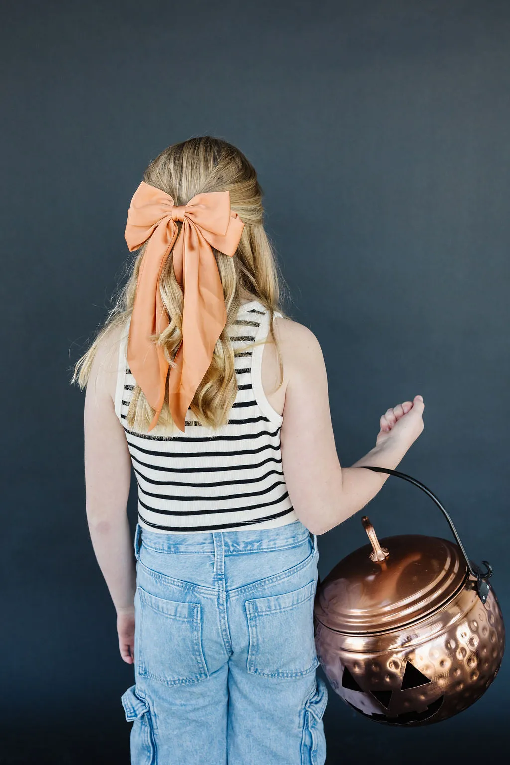 Pumpkin | Belle Satin Barrette