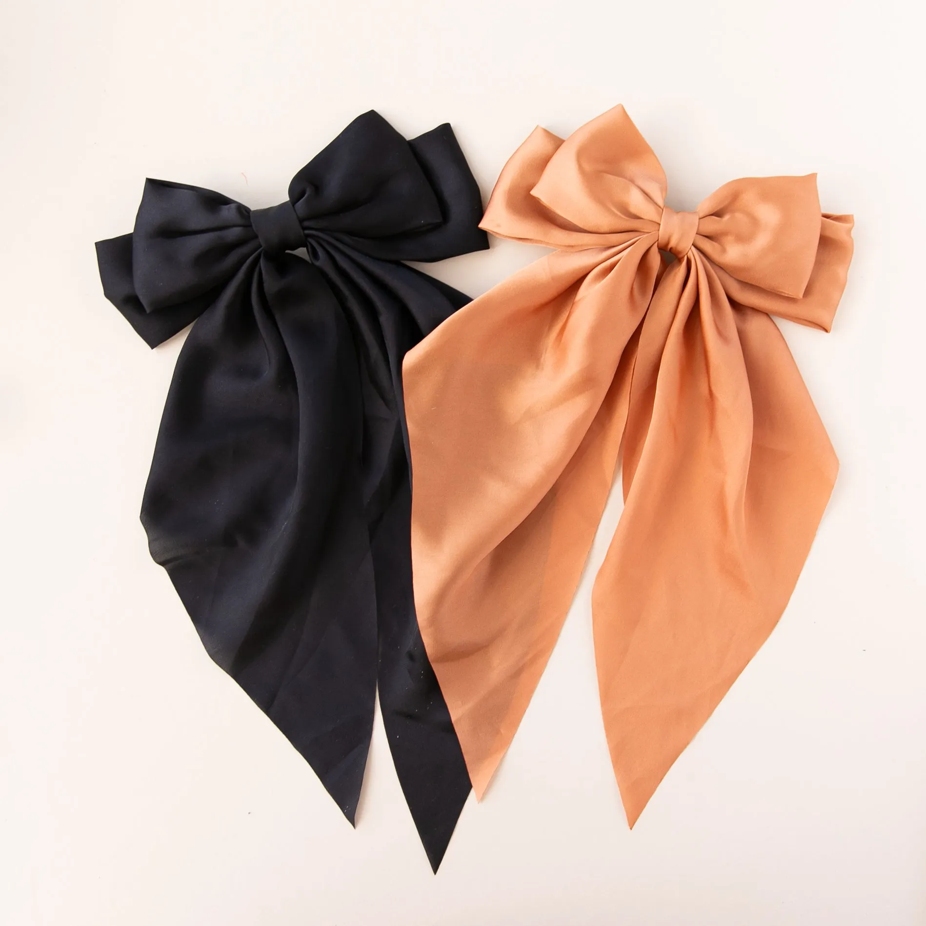 Pumpkin | Belle Satin Barrette