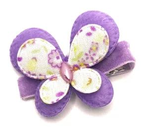 Purple Butterfly Hair Clip