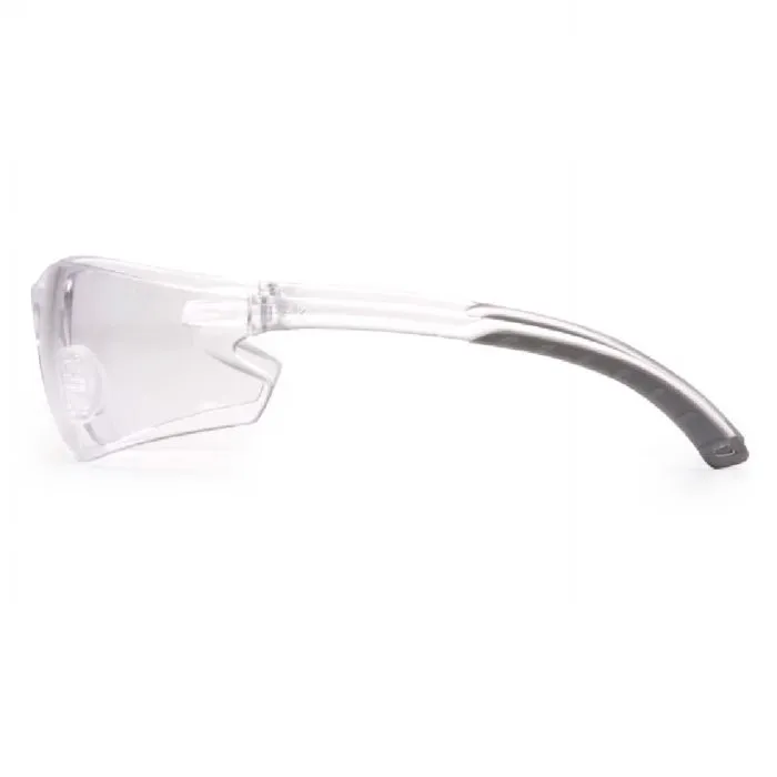 Pyramex ITEK S5810ST Safety Glasses, Clear H2X Anti Fog Lens Clear Temples, One Size, 1 Each