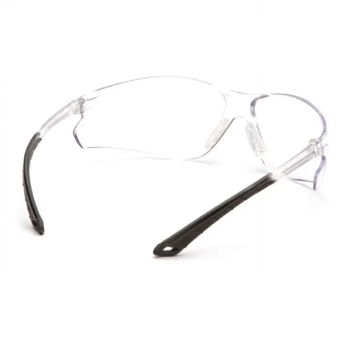 Pyramex ITEK S5810ST Safety Glasses, Clear H2X Anti Fog Lens Clear Temples, One Size, 1 Each