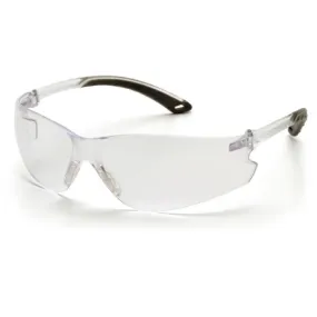 Pyramex ITEK S5810ST Safety Glasses, Clear H2X Anti Fog Lens Clear Temples, One Size, 1 Each