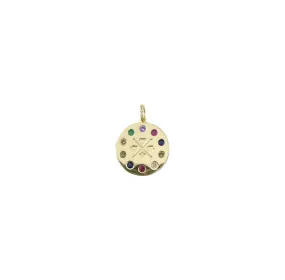 Rainbow Coin Charm