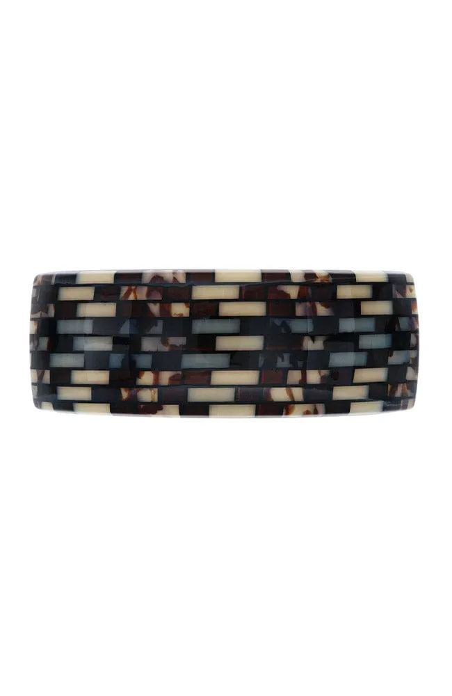 Rectangle Volume Barrette - Empire