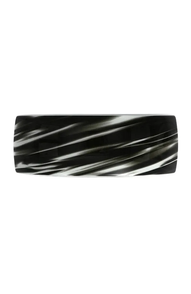 Rectangle Volume Barrette - Tiger