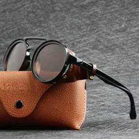 Round Retro SteamPunk Style Glasses