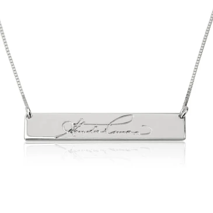 Signature Bar Necklace