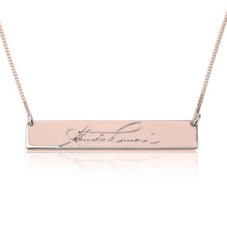 Signature Bar Necklace