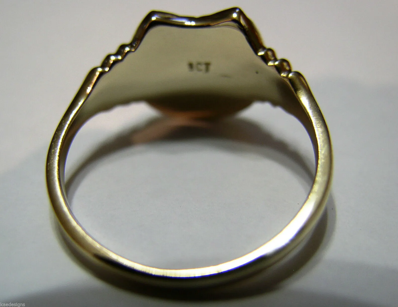 Size U - Kaedesigns, New Large 9ct Genuine Yellow, Rose or White Gold  Lucky Horseshoe Ring