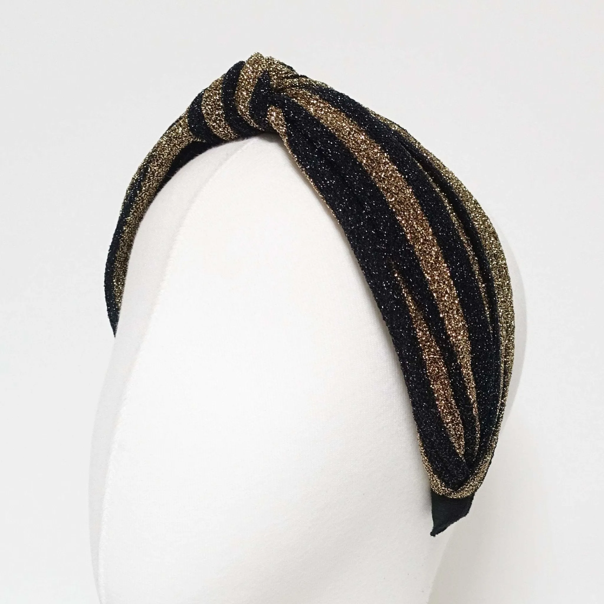 stripe knot headband, knotted headband women, stylish fashion hairband women hair accessory