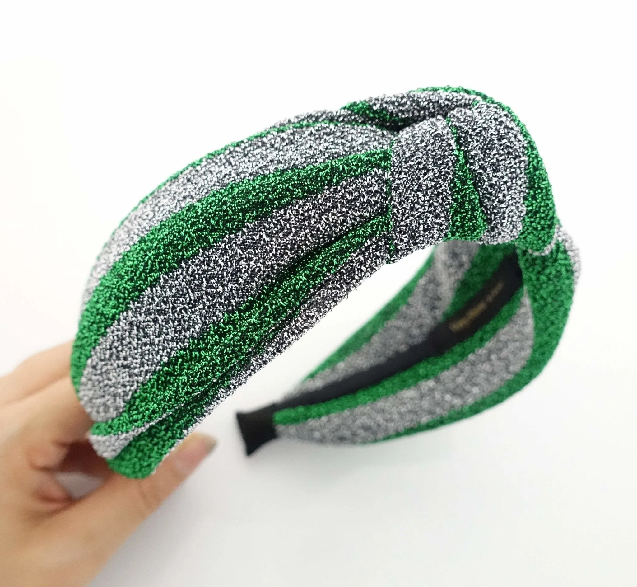 stripe knot headband, knotted headband women, stylish fashion hairband women hair accessory